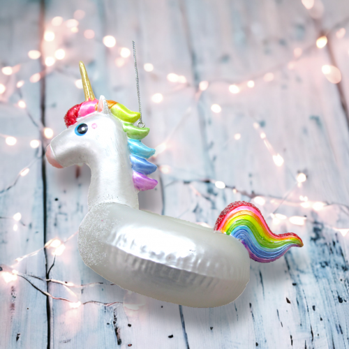 6" Unicorn Pool Float Orn